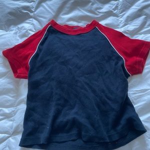 Brandy Melville color lock baby tee